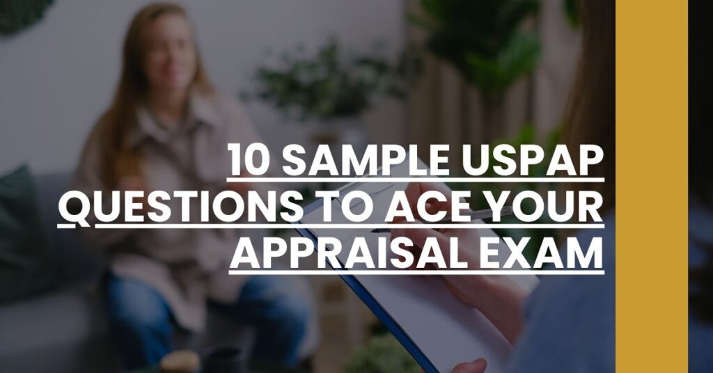 10 Sample USPAP Questions to Ace Your Appraisal Exam Feature Image